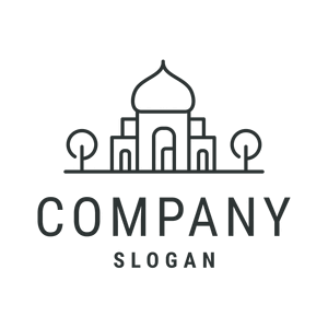 minimalist mosque logo - Religione