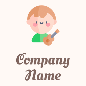 Instrumentalist logo on a background - Unterhaltung & Kunst