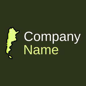 Argentina logo on a Turtle Green background - Reise & Hotel