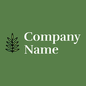 Leaf logo on a Dingley background - Agricoltura