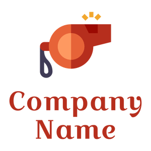 Fire Brick Whistle on a White background - Empresa & Consultantes