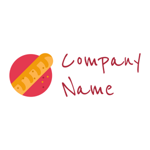 Baguette logo on a White background - Essen & Trinken