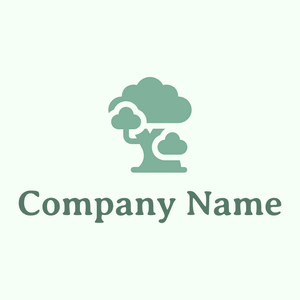 Bonsai logo on a Honeydew background - Medio ambiente & Ecología
