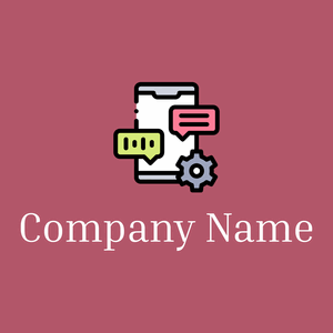 Smartphone logo on a Blush background - Juegos & Entretenimiento