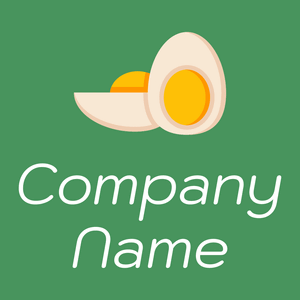 Egg logo on a Fruit Salad background - Landbouw