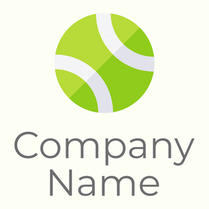 Tennis ball logo on a Ivory background - Juegos & Entretenimiento