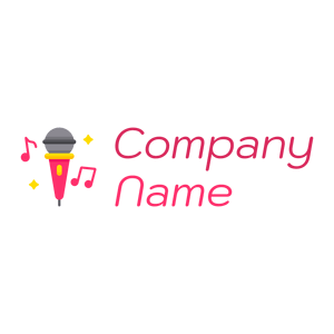 Microphone logo on a White background - Arte & Entretenimiento