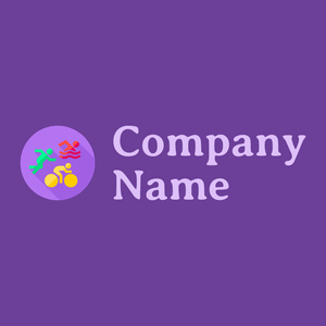 Triathlon logo on a Royal Purple background - Communauté & Non-profit