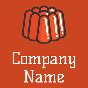 Jelly logo on a Chocolate background - Alimentos & Bebidas