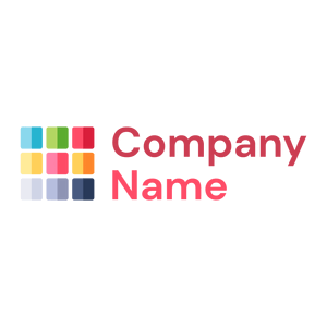 Palette Squares logo on a White background - Enfant & Garderie