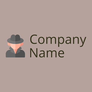 Detective logo on a Martini background - Arte & Intrattenimento