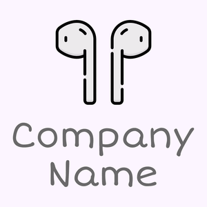 White Smoke Earbuds on a Magnolia background - Computadora