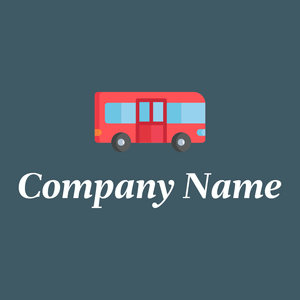 Bus logo on a grey background - Automobili & Veicoli