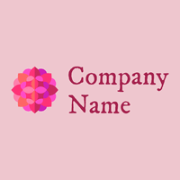 Mandala logo on a Chantilly background - Bloemist