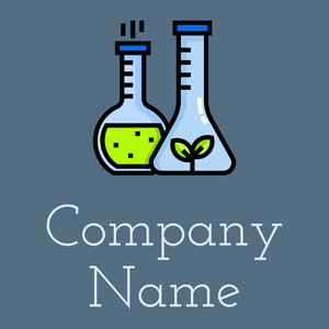Biology on a Kashmir Blue background - Medical & Farmacia