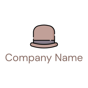 Brown Bowler hat on a White background - Moda & Belleza