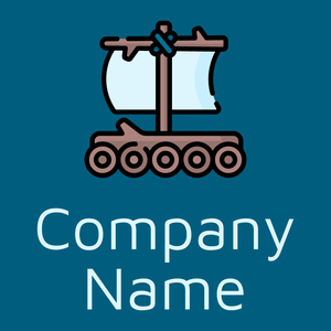 Raft logo on a Blue Lagoon background - Domaine sportif