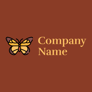 Butterfly logo on a Fire background - Animali & Cuccioli