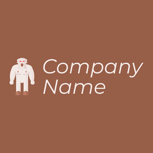 Yeti logo on a Copper Rust background - Abstract