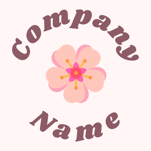 Cherry blossom logo on a Snow background - Agricultura
