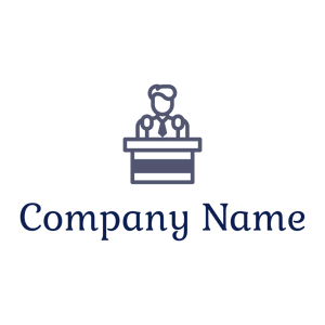 Man logo on a White background - Política