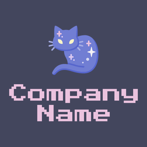 Portage Cat on a Blue Zodiac background - Animali & Cuccioli