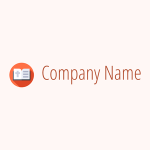 Bible logo on a Snow background - Religión