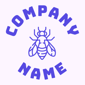 Bee logo on a Magnolia background - Comida & Bebida