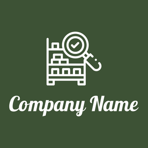 Inventory logo on a Palm Leaf background - Abstrait