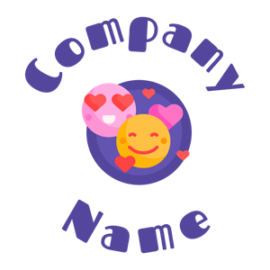 In love logo on a White background - Abstrait