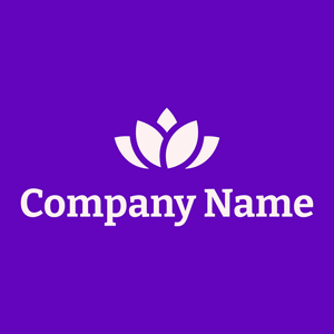 Lotus logo on a Dark Violet background - Bloemist