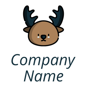 Moose on a White background - Tiere & Haustiere