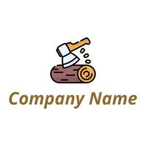 Deforestation logo on a White background - Ecologia & Ambiente