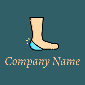 Heel logo on a Blumine background - Hospital & Farmácia