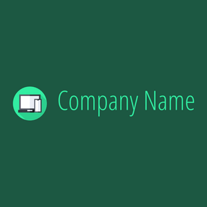Technology logo on a County Green background - Tecnologia