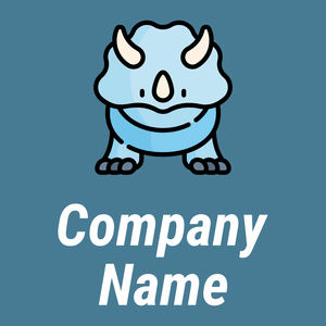 Dinosaur logo on a Jelly Bean background - Dieren/huisdieren