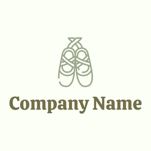 Ballet shoes logo on a Ivory background - Juegos & Entretenimiento