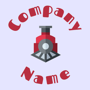 Locomotive logo on a Ghost White background - Auto & Voertuig