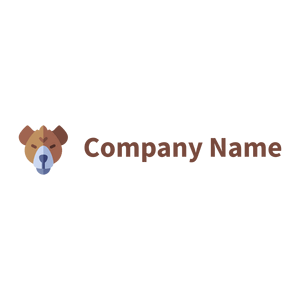 Hyena logo on a White background - Animali & Cuccioli