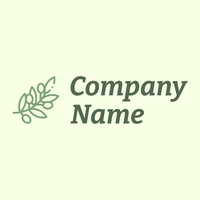 Olive logo on a Light Yellow background - Floral
