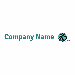 Yarn ball logo on a White background - Entretenimento & Artes