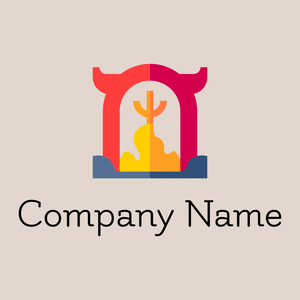 Hell logo on a Pearl Bush background - Religieus