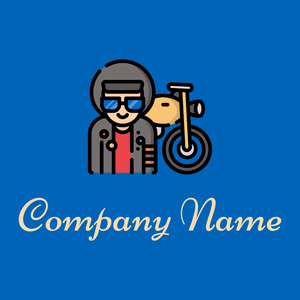 Rider logo on a Navy Blue background - Automotive & Vehicle