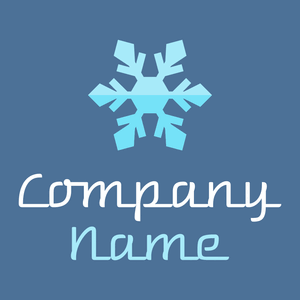 Snowflake logo on a San Marino background - Abstrait