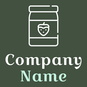Jam logo on a Grey-Asparagus background - Cibo & Bevande