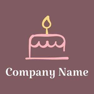 Birthday cake on a Light Wood background - Comida & Bebida