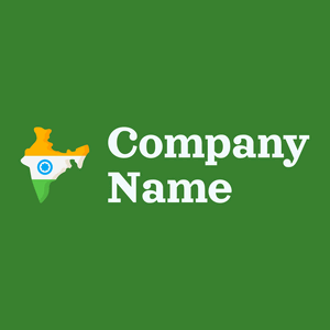India logo on a Japanese Laurel background - Viaggi & Alberghi