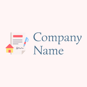 Mortgage loan logo on a Snow background - Immobilier & Hypothèque