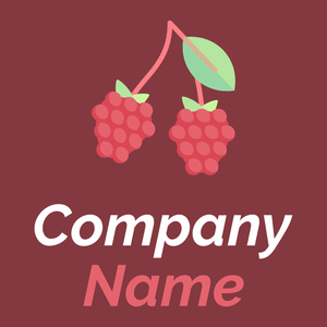 Raspberry logo on a Stiletto background - Comida & Bebida