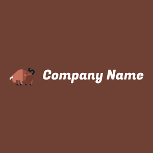Contessa Bull on a Metallic Copper background - Animali & Cuccioli